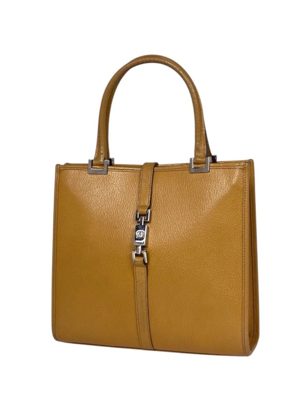 Gucci Handbag Jackie Line Leather Camel